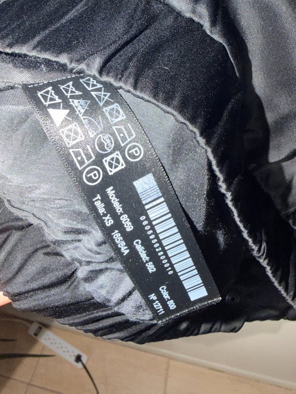 Massimo Dutti Black Satin Bomber Jacket Minimalist Oversized Jacket - Picture 6 of 6